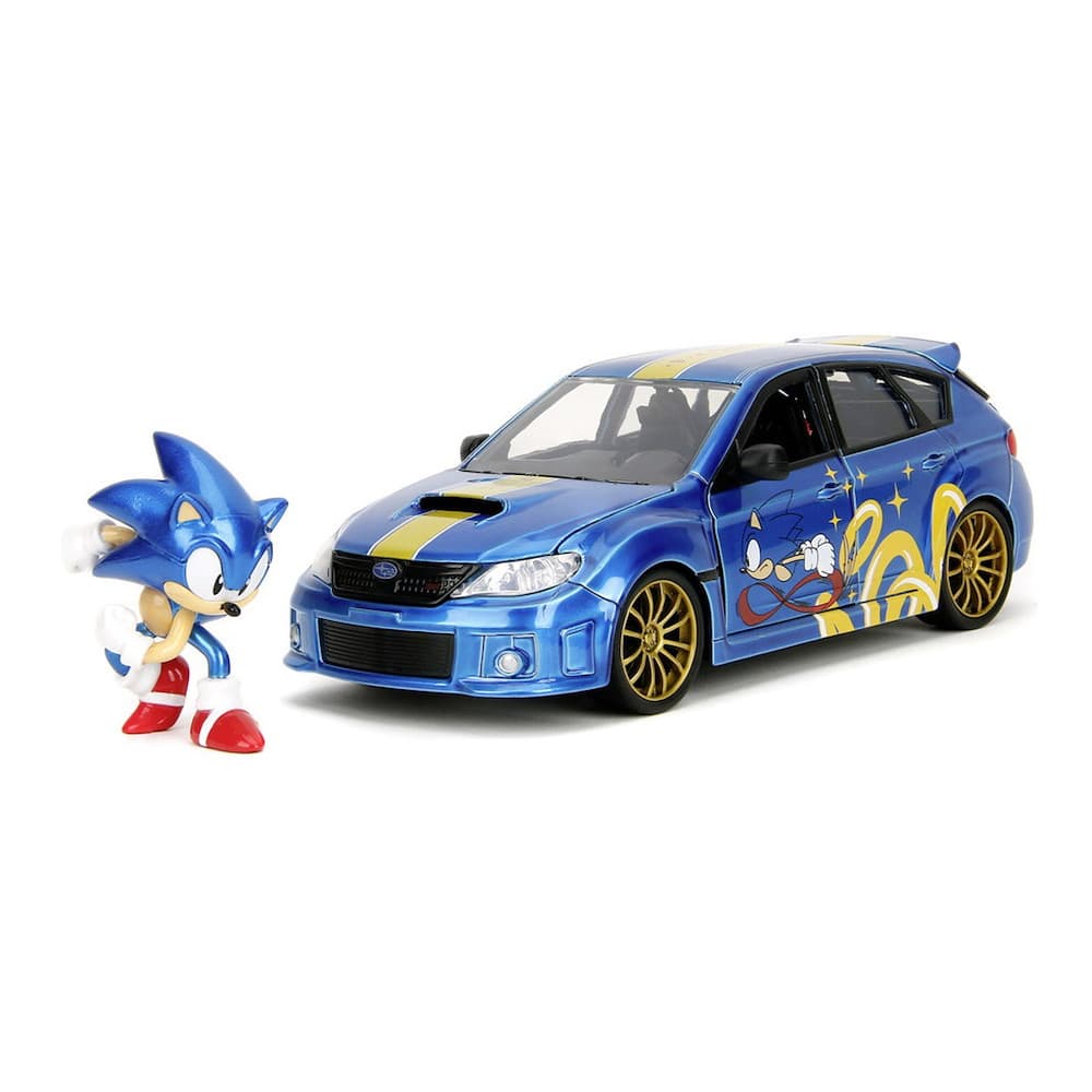 Jada Die Cast: Sonic- Sonic & Subaru Impreza WRX STI (1:24)
