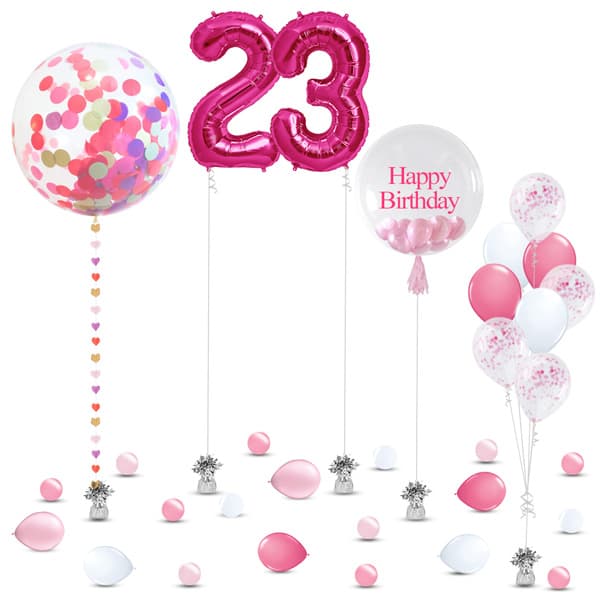 Magenta Balloon Decorations