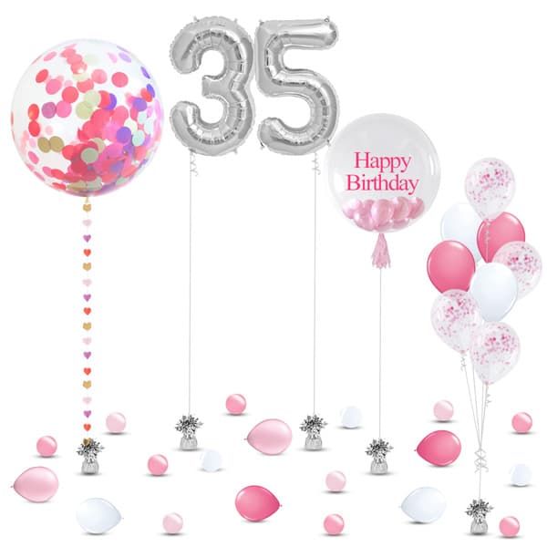 Magenta Balloon Decorations
