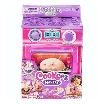 Moose Toys: Cookeez Makery- Make A Surprise Pet Cinnamon Treatz Oven Playset