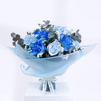 True Blue Roses