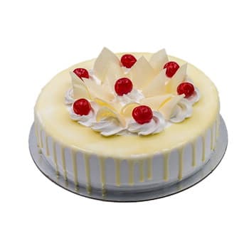 White Forest Cake (4 Portion)