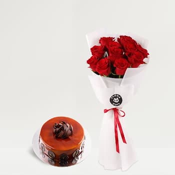 12 Roses Caramel Chocolate