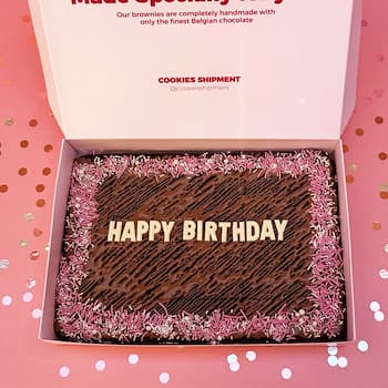 Birthday Brownie 1