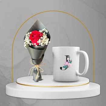 Mug Letter J