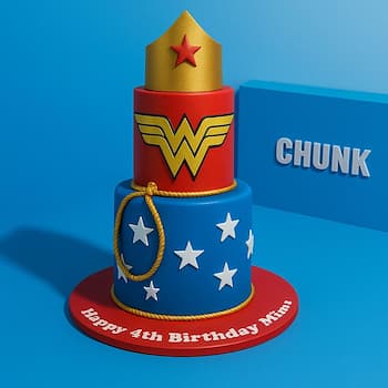 Wonder Woman Cake