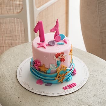 Mermaid Pink Cake 