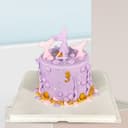 Lovely Purple Mermaid Cake