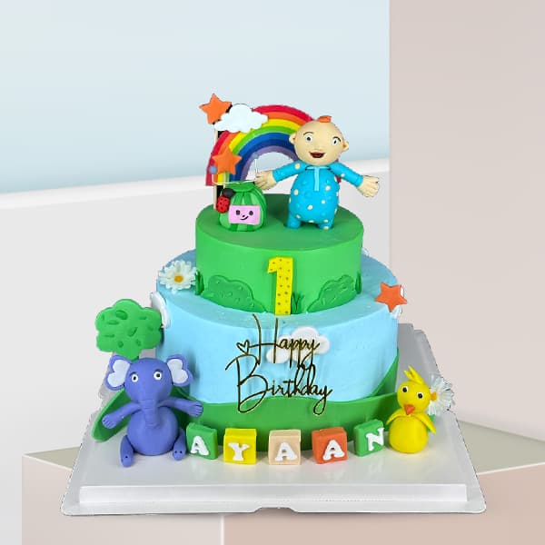Cocomelon Birthday Cake