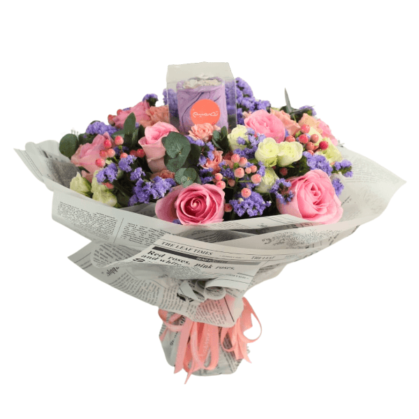 Flowers And Cake