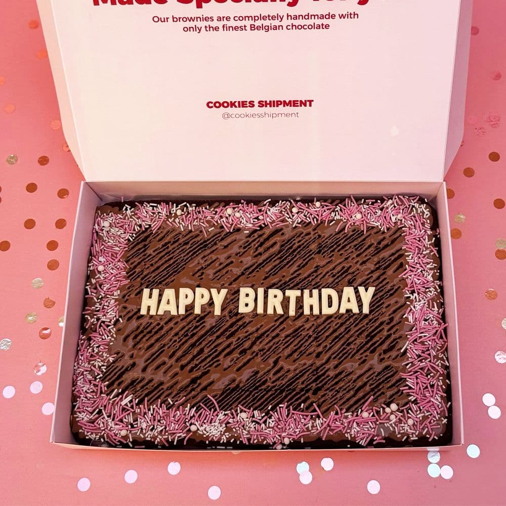 Birthday Brownie 1