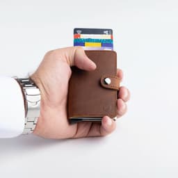 Brown Card Holder