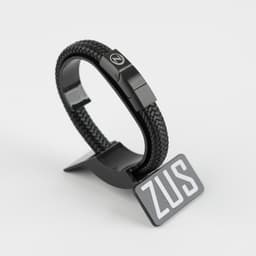 Wide Black Bracelet