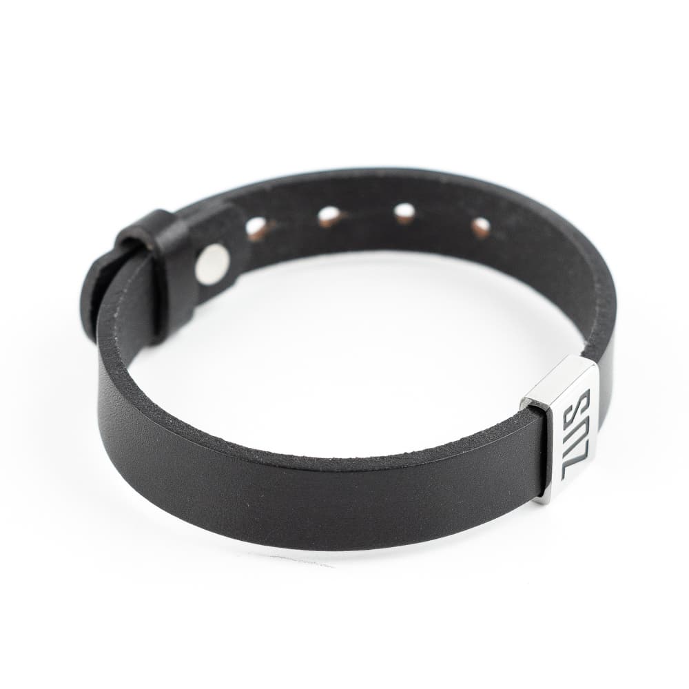 Flat Black Bracelet