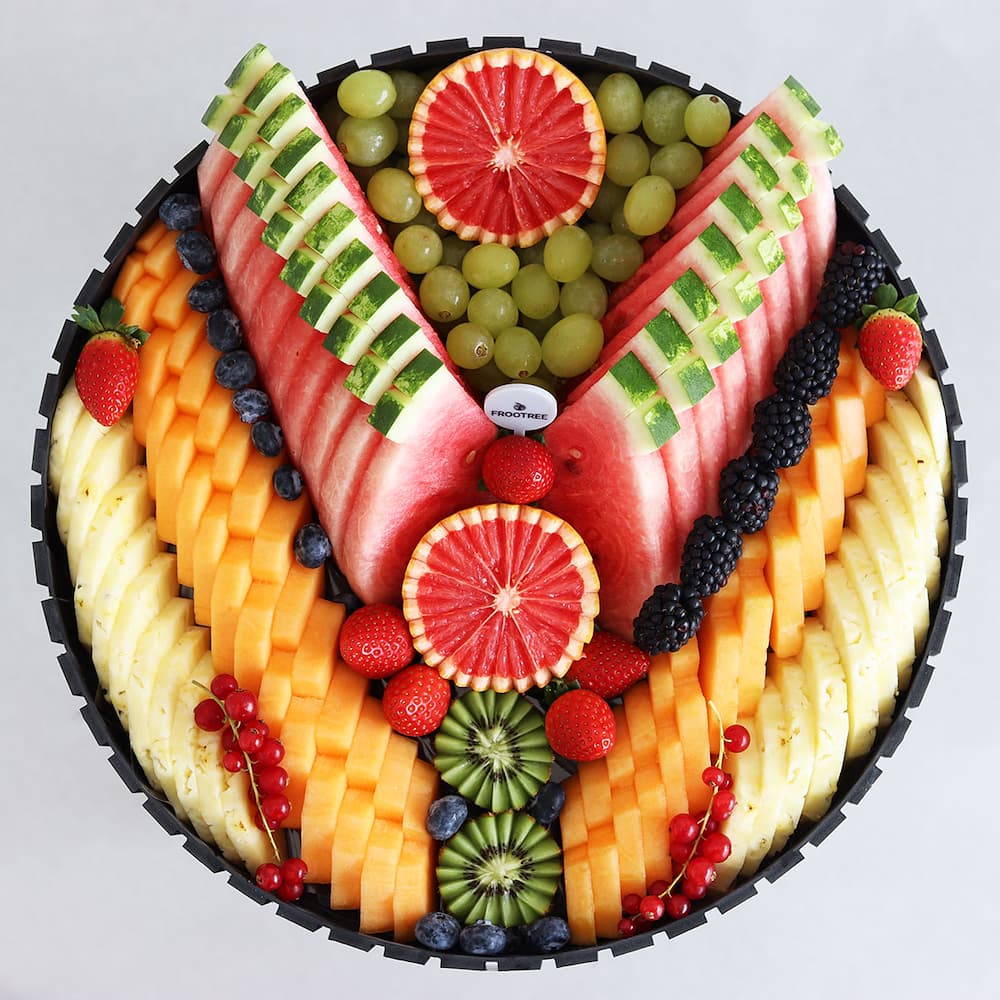 Melons Cut Fruits Platter