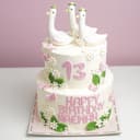 Three Swans Cake