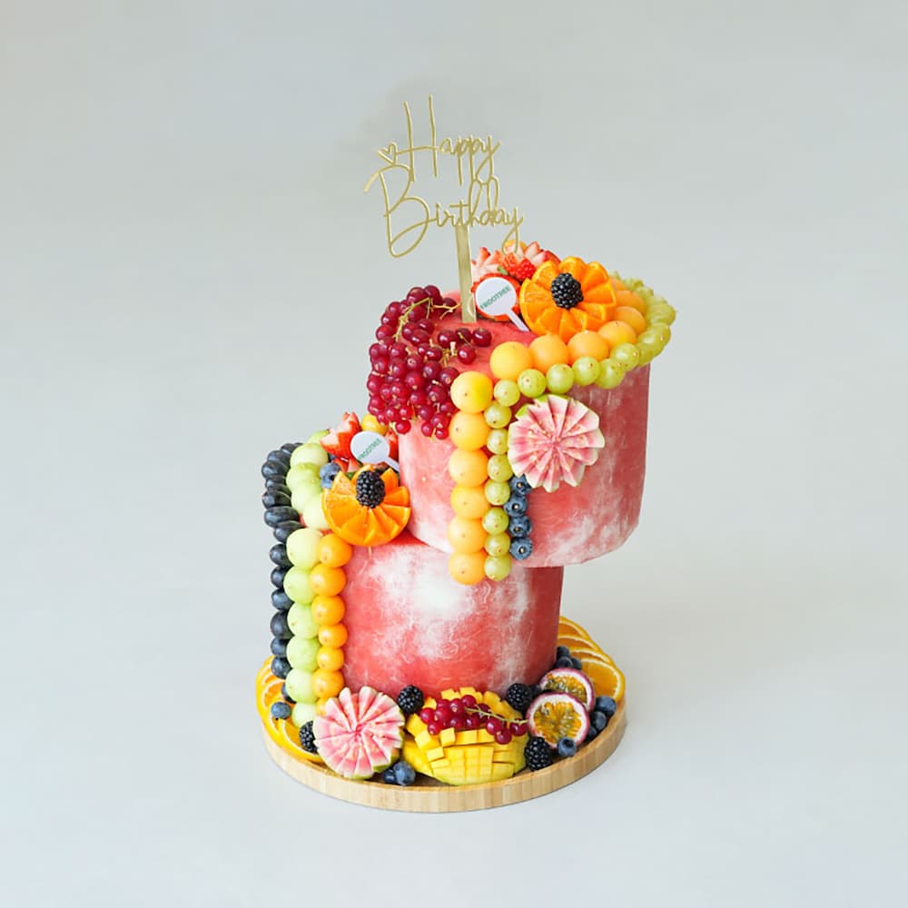 Watermelon Bloom Cake