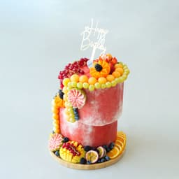 Watermelon Bloom Cake
