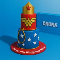 Wonder Woman Cake