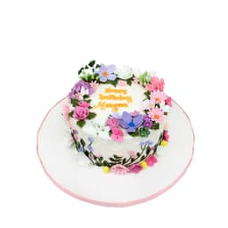 Pastel Petal Cake