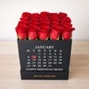 Standard Black Calendar Box