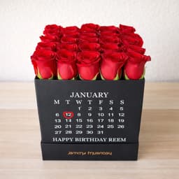 Standard Black Calendar Box