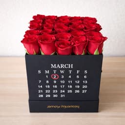 Standard Black Calendar Box