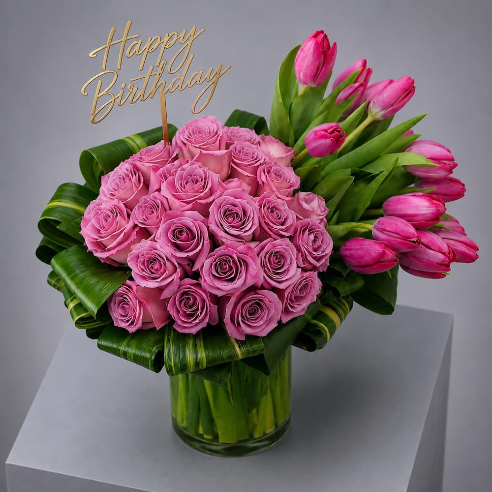 Pink Birthday Bouquet