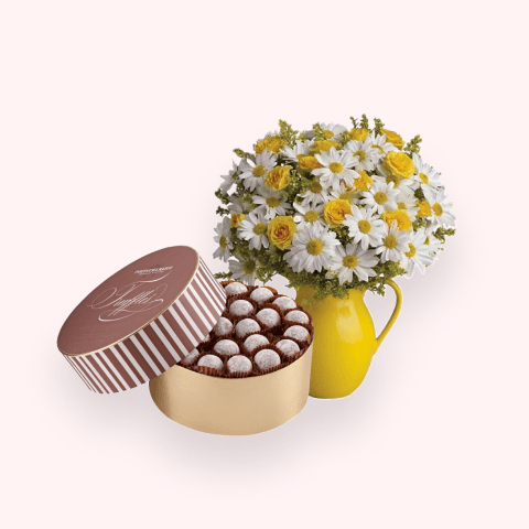 Flowers with Chocolate