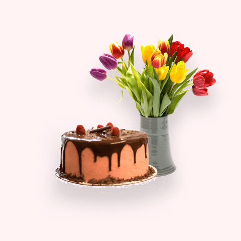 Cake & Flowers